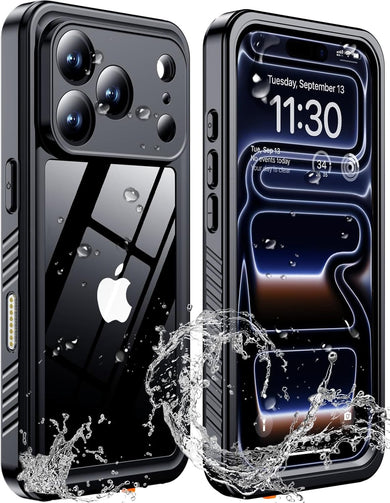 iPhone 17 pro max Waterproof Underwater Full Body Shockproof Case - Redpepper Cases