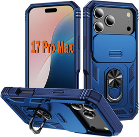 iPhone 17 Pro Max Metal Kickstand & Slide Camera Cover Heavy Duty case - Redpepper Cases
