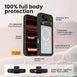 iPhone 17 Pro Max Waterproof Belt Clip Full Body 360° Protection Built in Screen Protector Case - Redpepper Cases