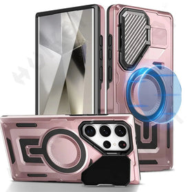 Galaxy S25 Ultra Magnetic Military Grade Metal Camera Cover Case - Redpepper Cases