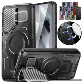 Galaxy S25 Ultra Magnetic Military Grade Metal Camera Cover Case - Redpepper Cases