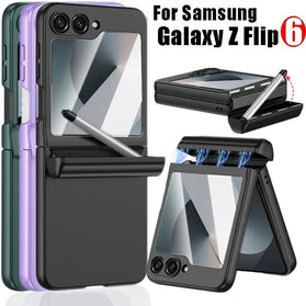 Galaxy Z Flip 6 Magnetic Phone Case with Stylus Pen Hinge - Redpepper Cases
