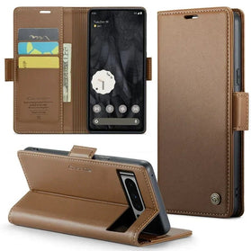 Google Pixel 9 Pro XL Luxury Magnetic Wallet Leather Phone Case - Redpepper Cases