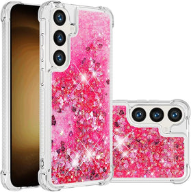 Samsung Galaxy S25 Glitter Sparkle Cute Liquid Phone Case - Redpepper Cases