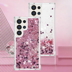 Samsung Galaxy S25 Glitter Sparkle Cute Liquid Phone Case - Redpepper Cases