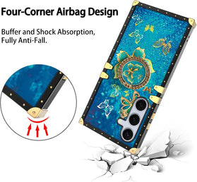 Samsung Galaxy S25/S24 Plus Butterfly Blue Shockproof Protection Cover - Redpepper Cases