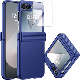 Samsung Galaxy Z Flip 6 Card Holder & Hinge Protection & Screen Protector - Redpepper Cases