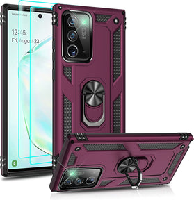 Galaxy Note 20 Ultra 5G Case 3D Curved Screen Protector - Wine Red - Redpepper Cases