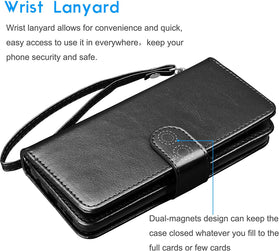 Galaxy Note 20 Ultra 5G Wallet Case Luxury Cash Credit Black - Redpepper Cases