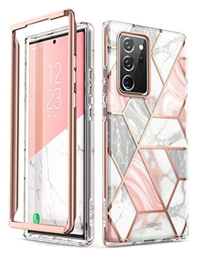 Galaxy Note 20 Ultra Protective Bumper Marble Case - Redpepper Cases