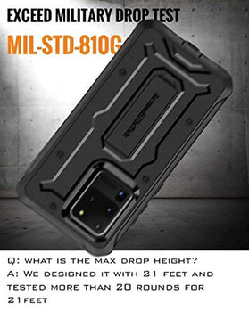 Galaxy S20 Ultra Military Grade Full Body Kickstand Case - Redpepper Cases