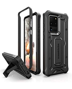Galaxy S20 Ultra Military Grade Full Body Kickstand Case - Redpepper Cases