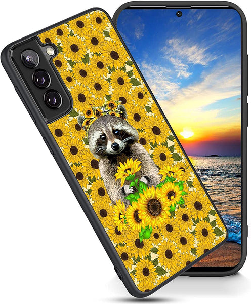 sunflower-and-raccoon