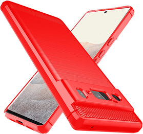 Google Pixel 6 Pro Flexible TPU Rubber Protective Case - Redpepper Cases