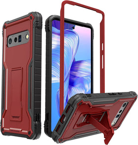 Google Pixel 6 Pro Shockproof Heavy Duty Kickstand Case - Redpepper Cases