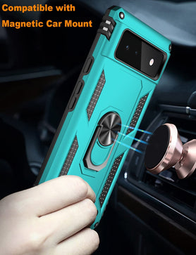 Google Pixel 6 Ring Car Case with Screen Protector - Redpepper Cases
