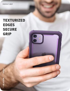 iPhone 11 Dual Layer Rugged Clear Bumper Case - Redpepper Cases