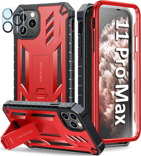 iPhone 11 Pro - Max Case Rugged Shockproof Protective Case Proof Protection Black - Redpepper Cases