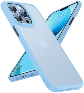 iPhone 13 Pro Translucent Matte Hard PC Back Soft Silicone Edge Case - Redpepper Cases