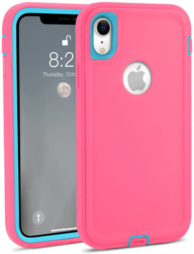 iPhone XR Case Heavy Duty Shock Absorption Full Body Protective Case. - Redpepper Cases