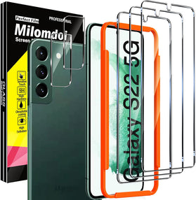 Milomdoi Designed Samsung Galaxy S22 5G Screen Protector Case - Redpepper Cases