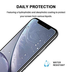 MP-MALL [3-Pack] Screen Protector for iPhone 11 / iPhone XR 6.1" Tempered Glass Frame Easy Installation, [Anti-Scratch] - Redpepper Cases