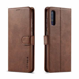 Note 10 + Leather Case | Galaxy Note 10 Flip Leather Wallet Case - Redpepper Cases