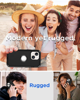 Phone 15 Plus Case Protection Shockproof Military Protective Tough Durable Cover - Redpepper Cases