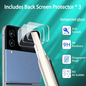 Samsung Galaxy Z Flip 4 5G Flexible Film Camera Protector Accessories Case Friendly - Redpepper Cases