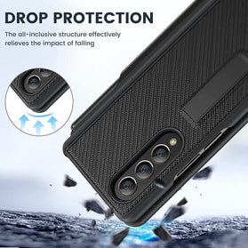 Samsung Galaxy Z Fold 4 Hinge Protection S Pen Holder Protective Phone Case - Redpepper Cases