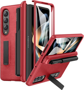 Samsung Galaxy Z Fold 4 Hinge Protection S Pen Holder Protective Phone Case - Redpepper Cases