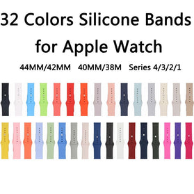 Silicone Watch Band Strap For Apple iWatch - Apple watch 44mm/42mm 40mm/38mm Series 4/3/2/1 - Redpepper Cases