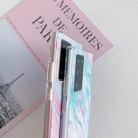 Sunswim Galaxy Note 20 Ultra Case 5G 6.9"Marble Phone Case - Blue - Redpepper Cases
