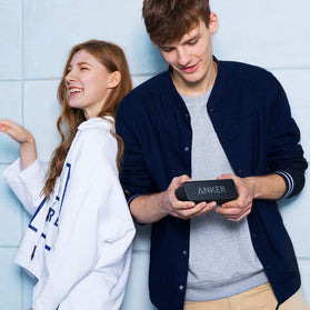 Upgraded, Anker Soundcore Bluetooth Speaker with IPX5 Waterproof, Stereo Sound - Redpepper Cases