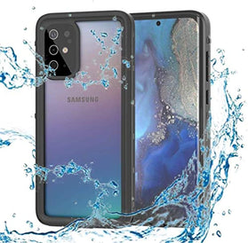 WintMing for Samsung Galaxy S20 Ultra Waterproof Case Sealed Case Built-in Screen Protector Underwater Phone Cover Clear Protective Cases for Samsung S20 Ultra - Redpepper Cases